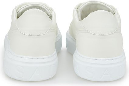 White Leather Athletic Sneakers Casadei