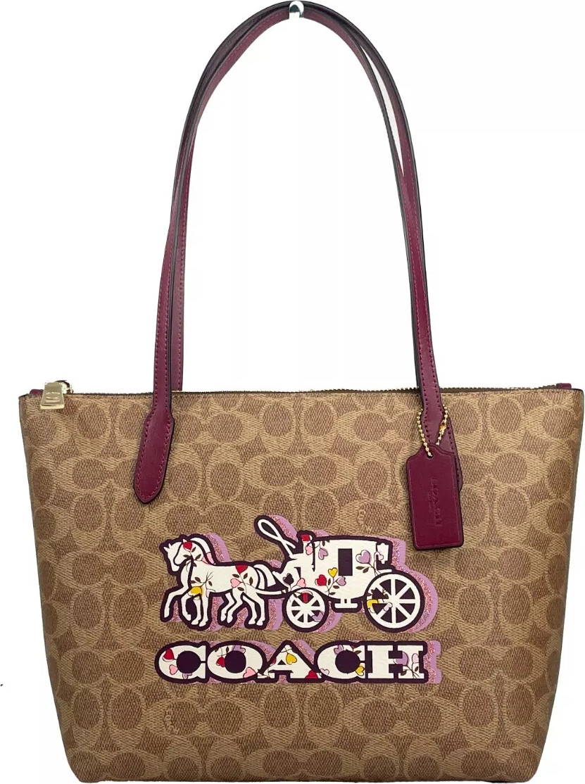Tote Bag Coach Signature Canvas Fiona