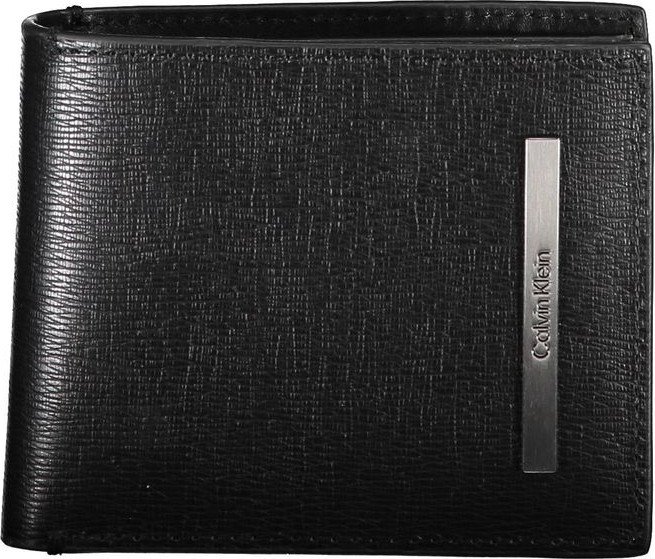 Calvin Klein Qora Sun'iy Charm Erkaklar uchun hamyon
