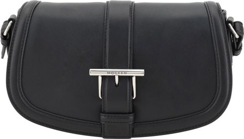 Сумка-почтальон Alexander McQueen T-bar