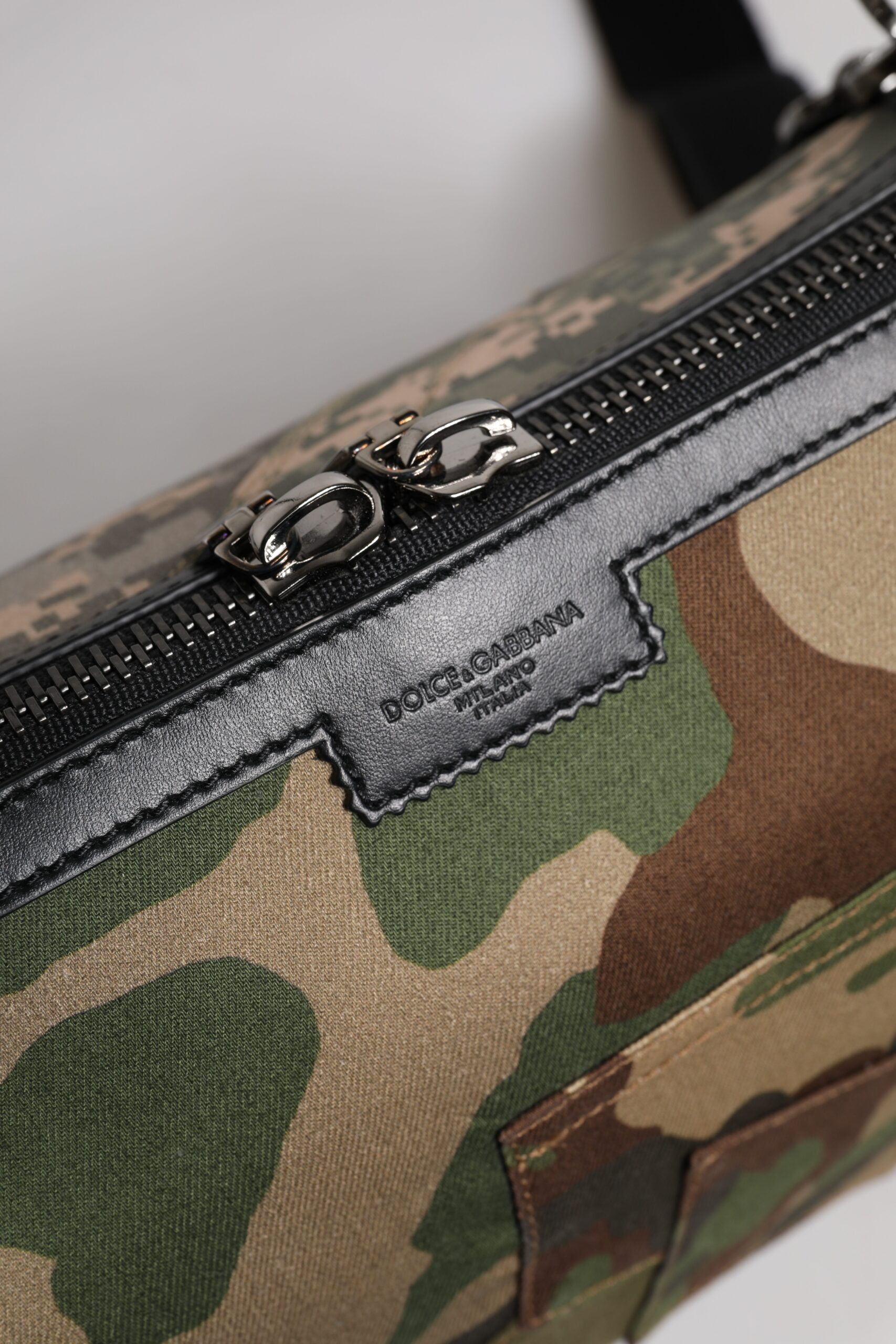 Crossbody Bag Dolce & Gabbana Multicolor Camouflage Patchwork