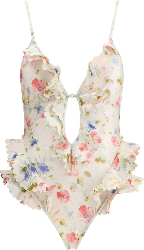 Swimsuit Zimmermann Multicolor Lycra One-Piece Swimsuit