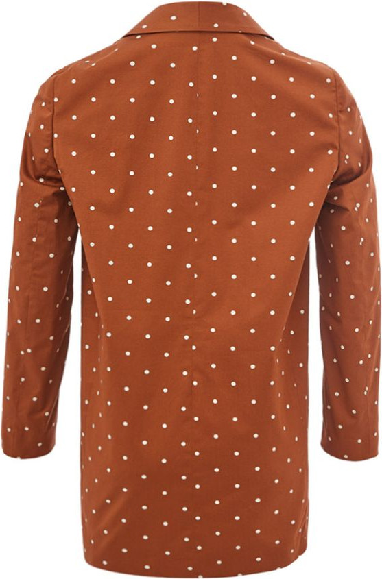 Коричневый хлопковый тренч Lardini