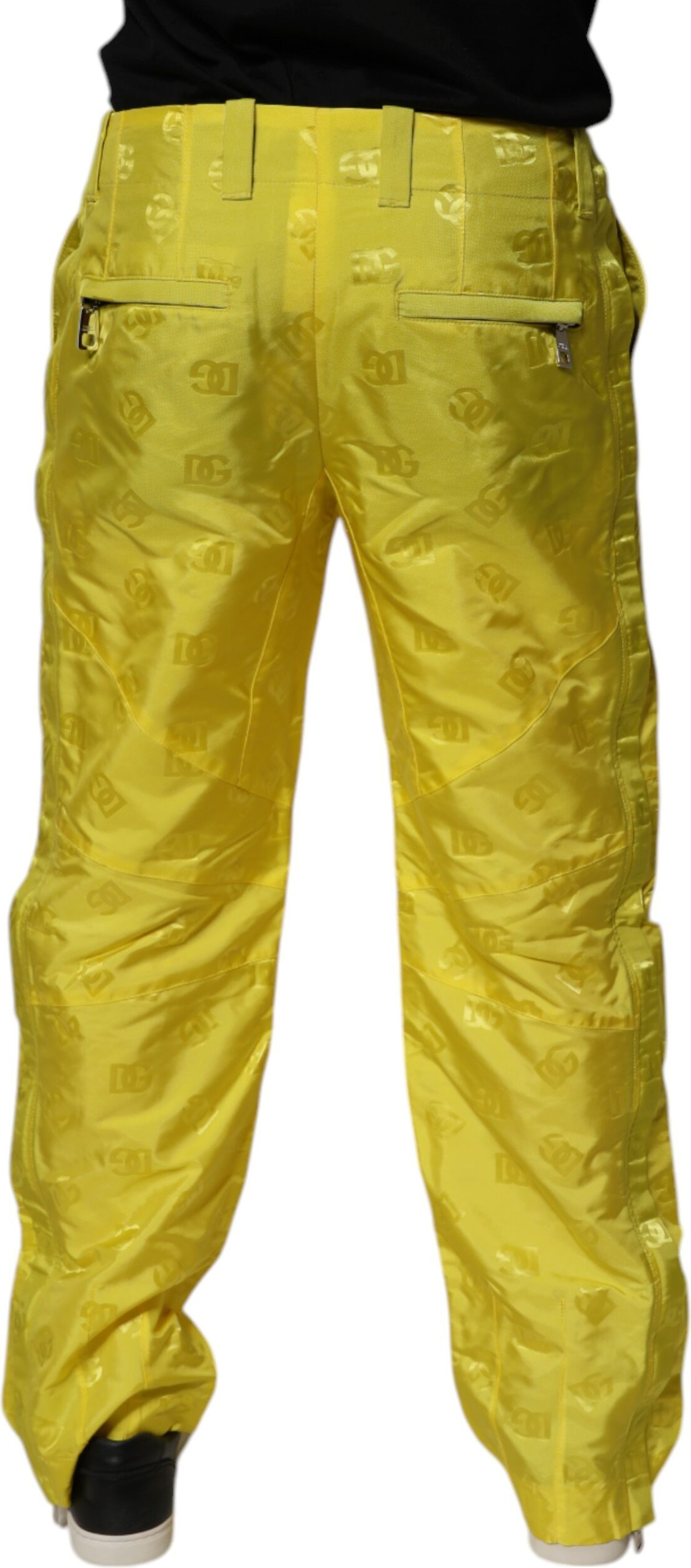 Polyester Straight Pants Dolce & Gabbana