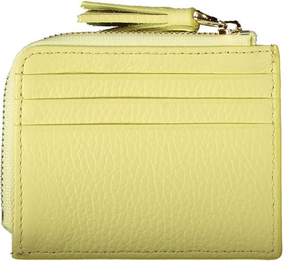 Wallet Coccinelle Yellow Leather