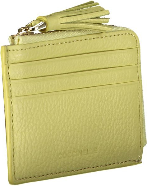 Wallet Coccinelle Yellow Leather