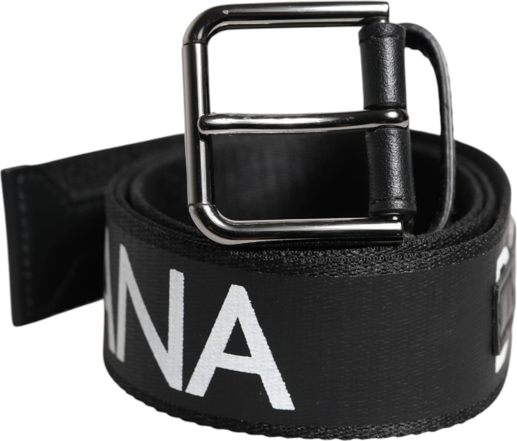 Belt Dolce & Gabbana Black Leather Classic Metal Logo Buckle
