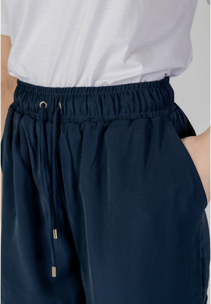 Trousers Liu Jo Blue Polyester Cargo