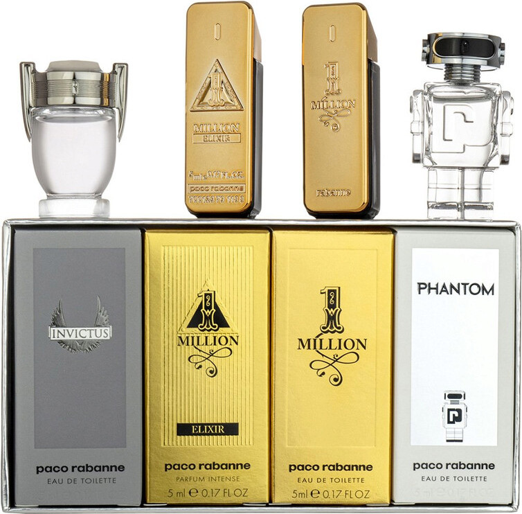 Paco Rabanne Men's Mini Set 4 Gift Set Fragrances