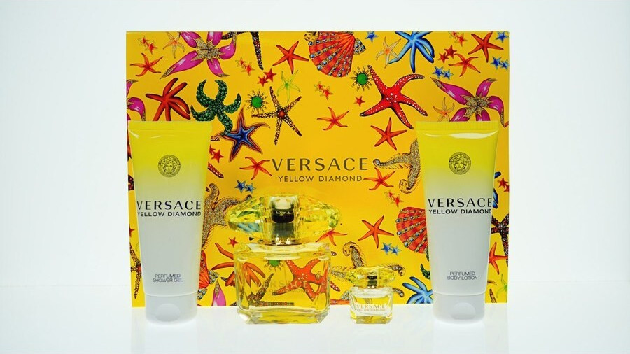 Versace Yellow Diamond Ladies Gift Set Fragrances