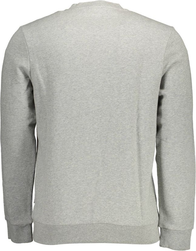 Gray Cotton Men Sweater
