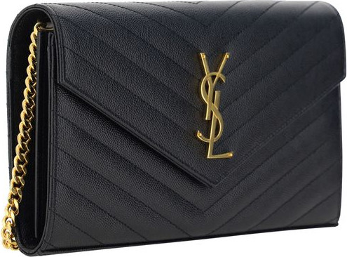 Saint Laurent Logotipli Yelkadan Taqiladigan Sumka