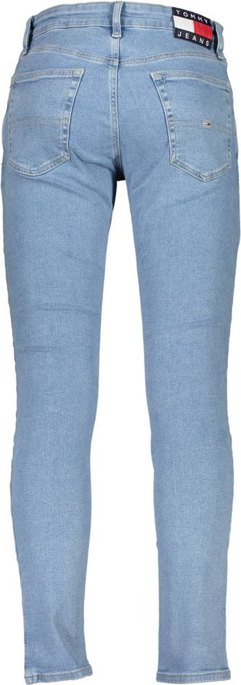 Tommy Hilfiger Yengil Moviy Paxta Erkaklar uchun Slim Tapered Jinsi
