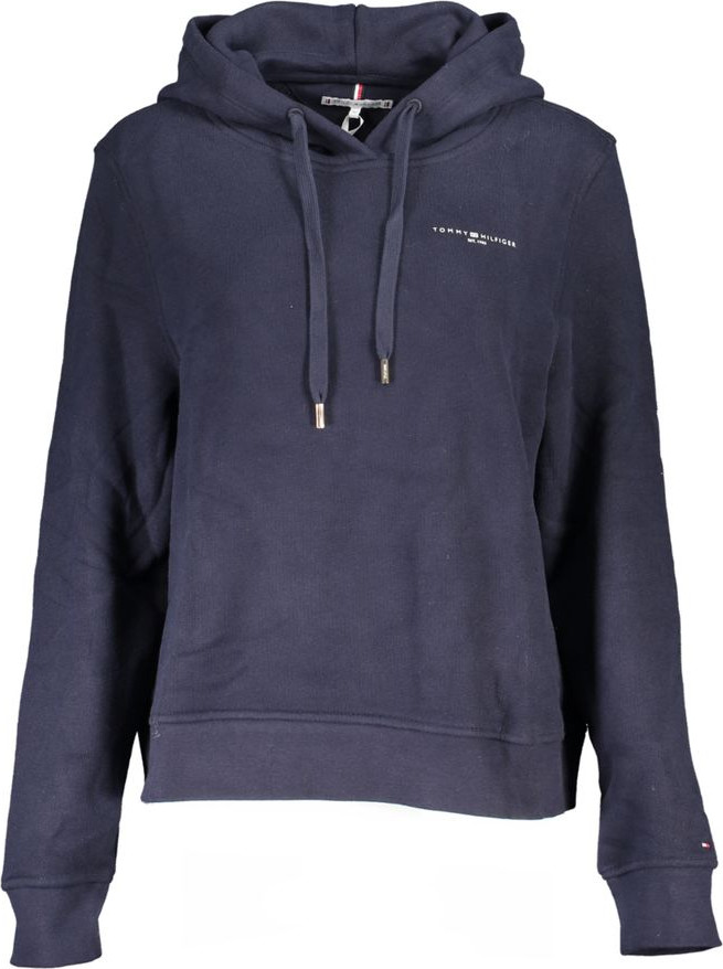 Blue Cotton Women Sweater