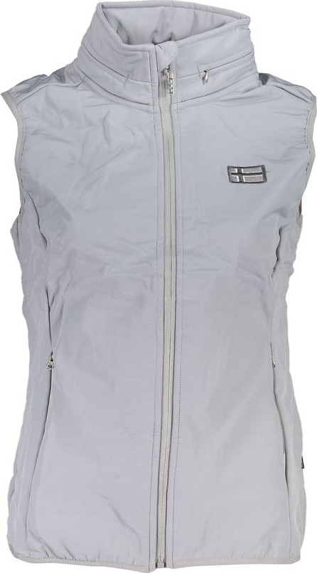 Gray Polyester Ayollar uchun Yengsiz Kurtka