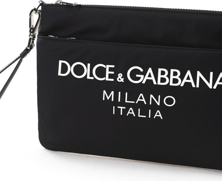 Dolce & Gabbana Qora Nailon Bagaj va Sayohat