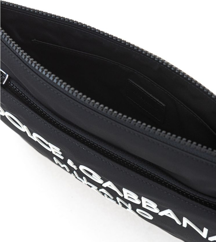 Dolce & Gabbana Qora Nailon Bagaj va Sayohat