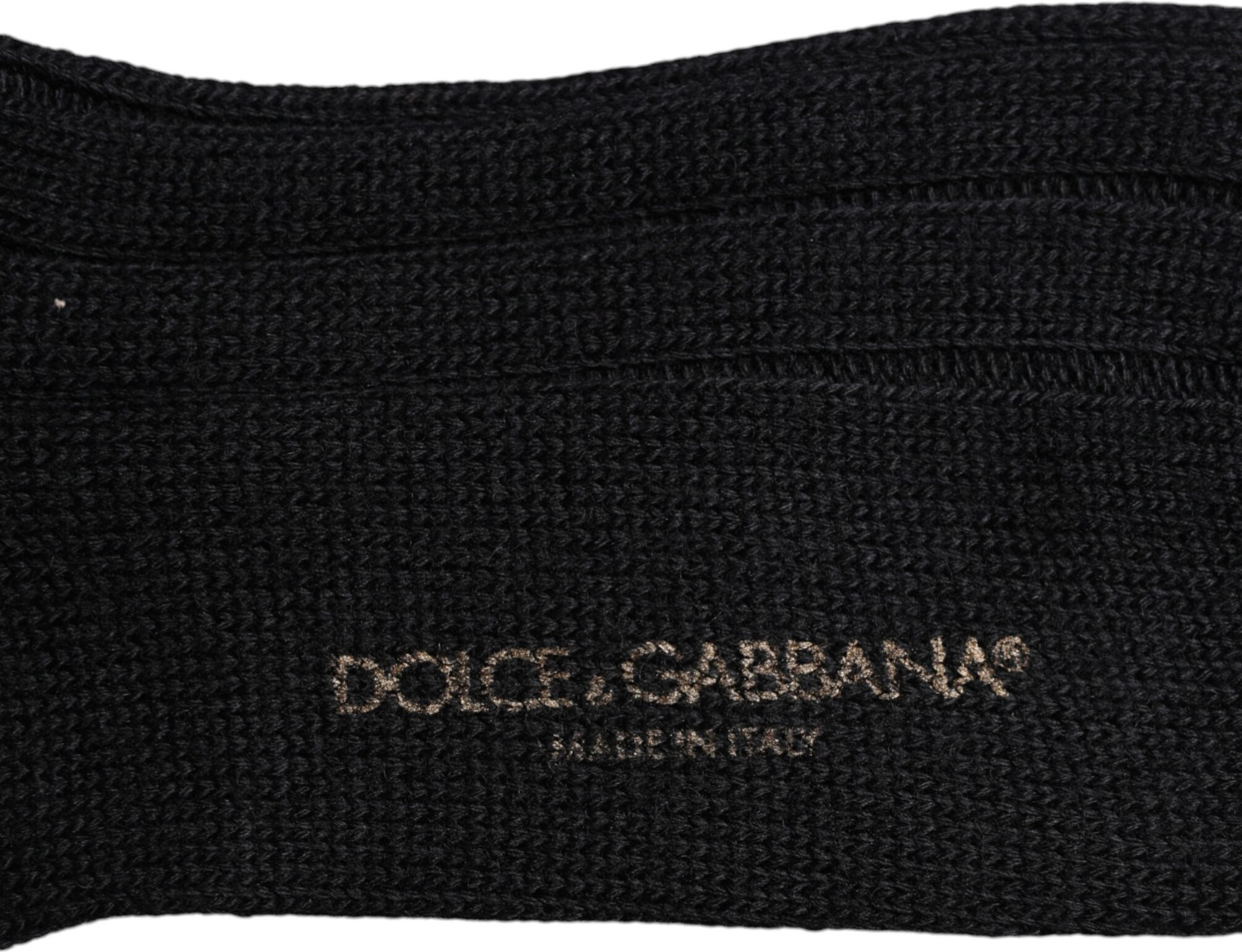 Черные носки с принтом DG Dolce & Gabbana