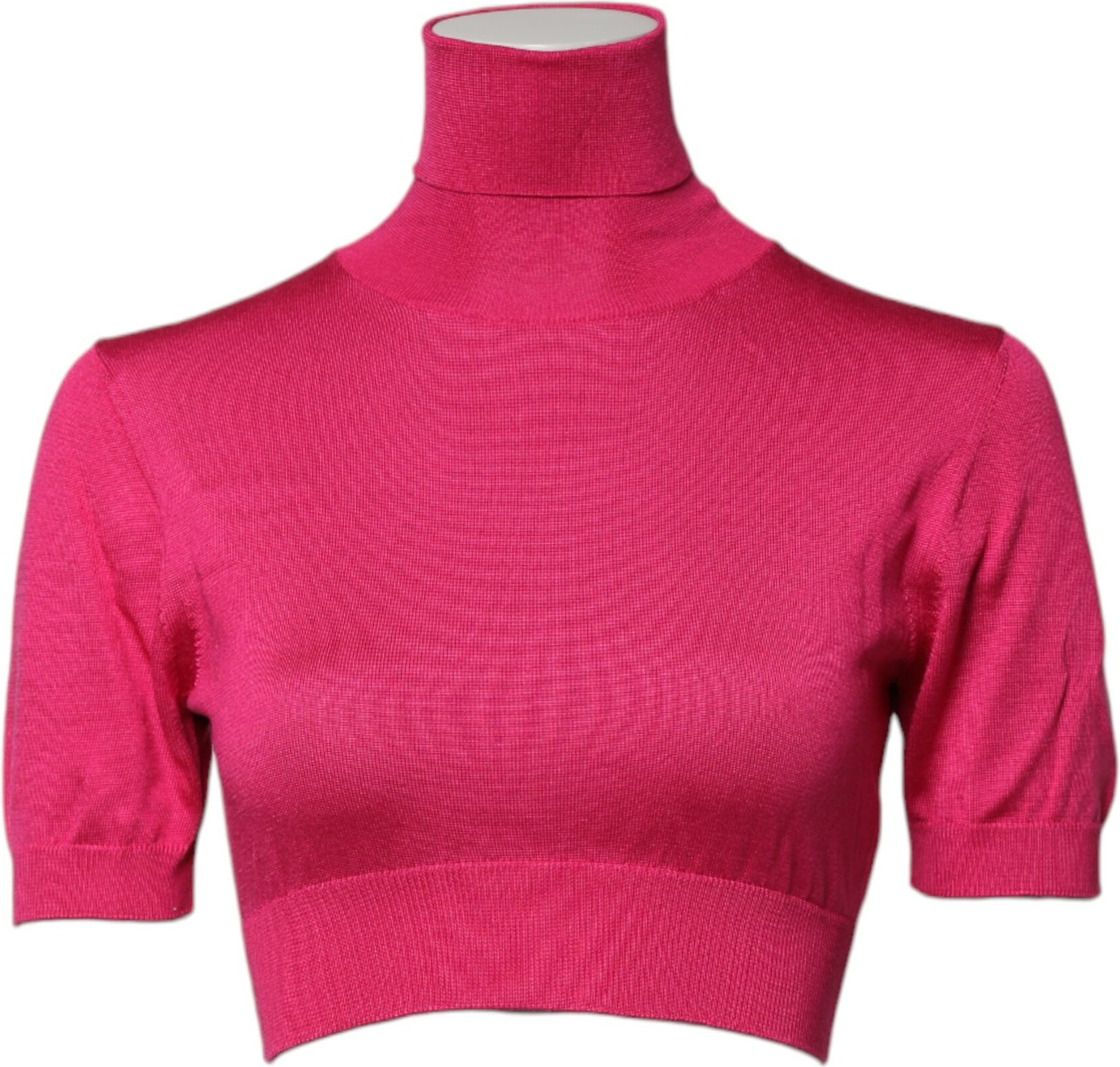 Turtleneck Cropped Top Dolce & Gabbana