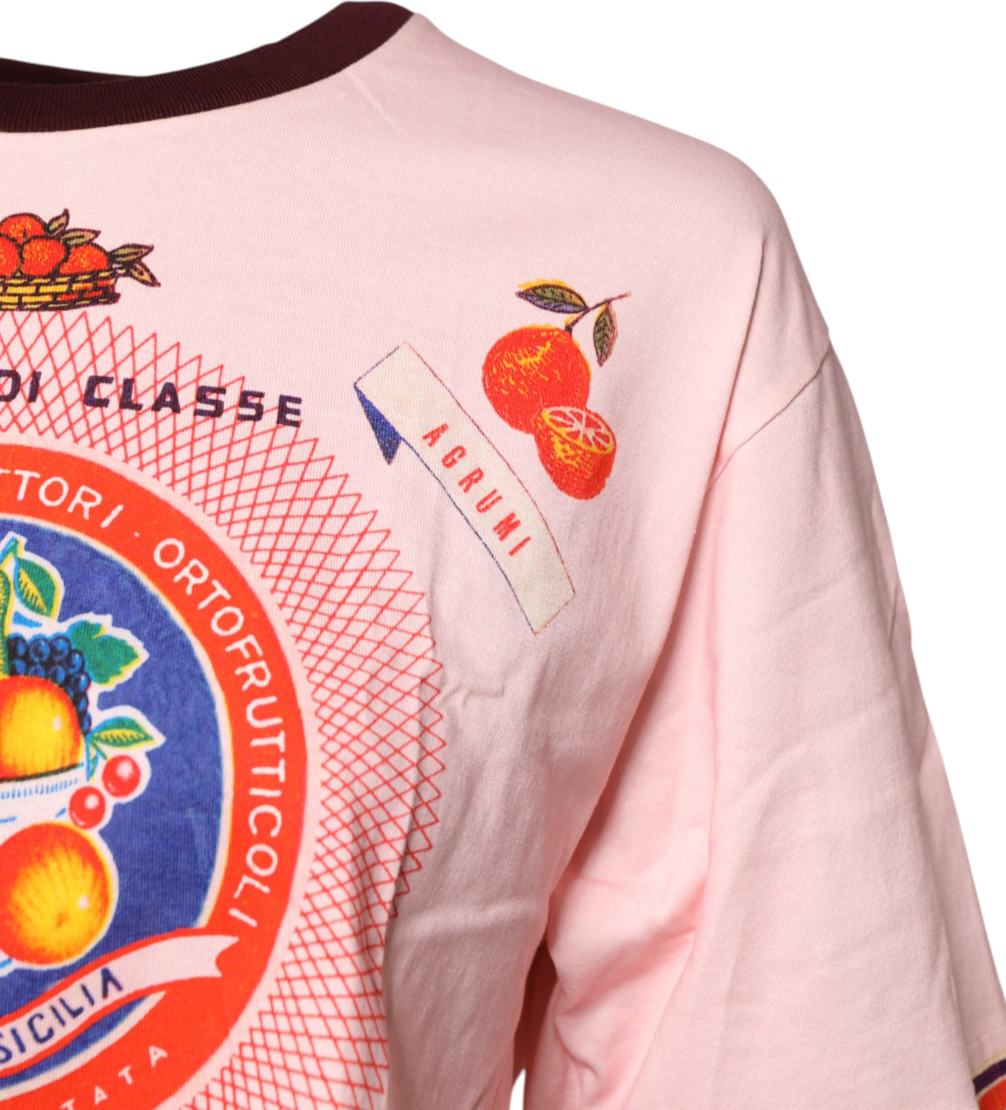 Cotton Short Sleeves Cropped Top Dolce & Gabbana