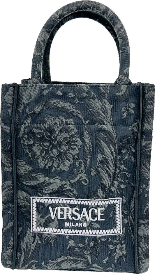 Tote Crossbody Bag Versace Barocco Mini Top Handle