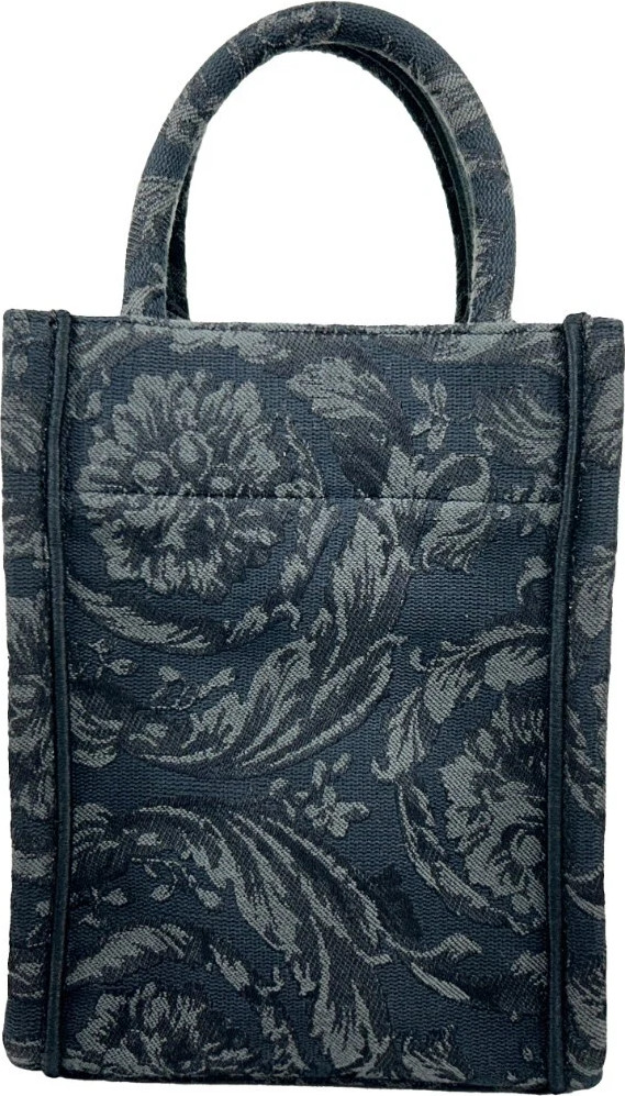 Tote Crossbody Bag Versace Barocco Mini Top Handle