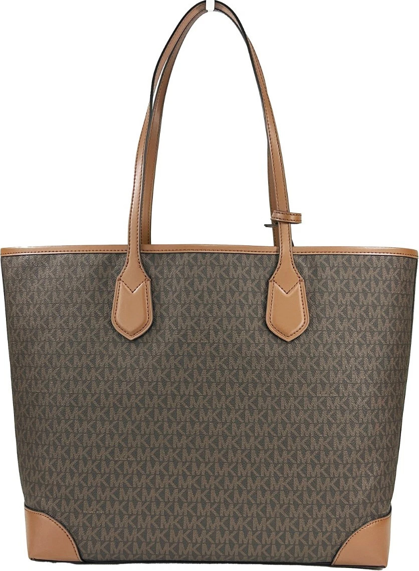 Michael Kors Eva Large Stripe Travel Tote Bag Plus Pouch sumkasi