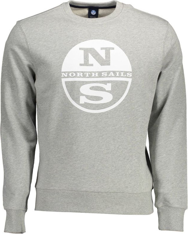 Jumper North Sails Gray Cotton Sweatshirt