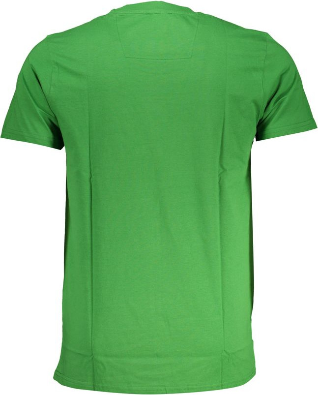 Green Cotton T-Shirt by cavalli CLASS
