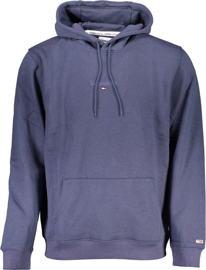 Tommy Hilfiger ko'k paxta sviteri, erkaklar uchun