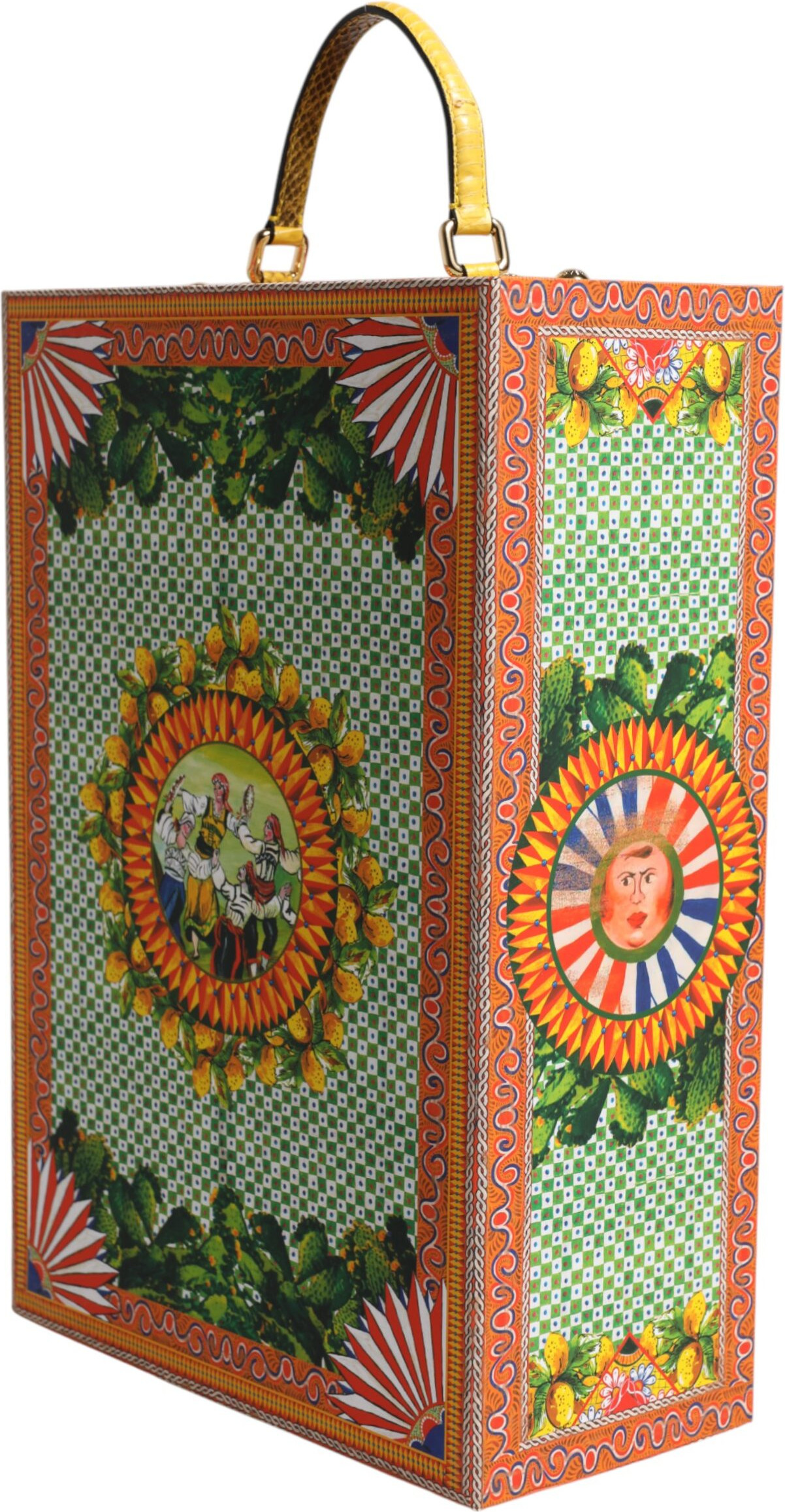 Fashion Box Ceramic Porcelain Dolce & Gabbana Qizil Kiyim