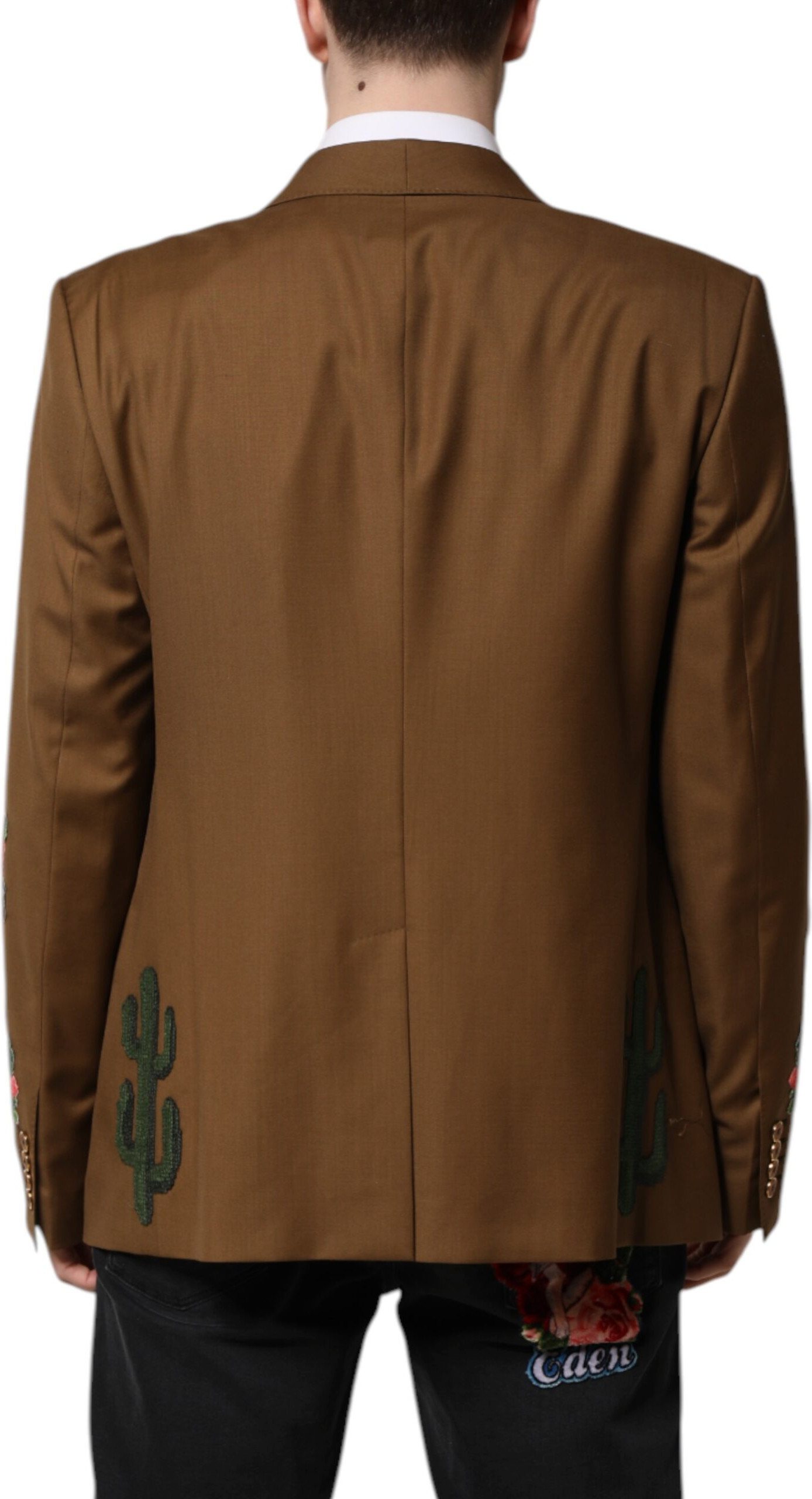 Пиджак Brown MARTINI Однобортный Dolce & Gabbana