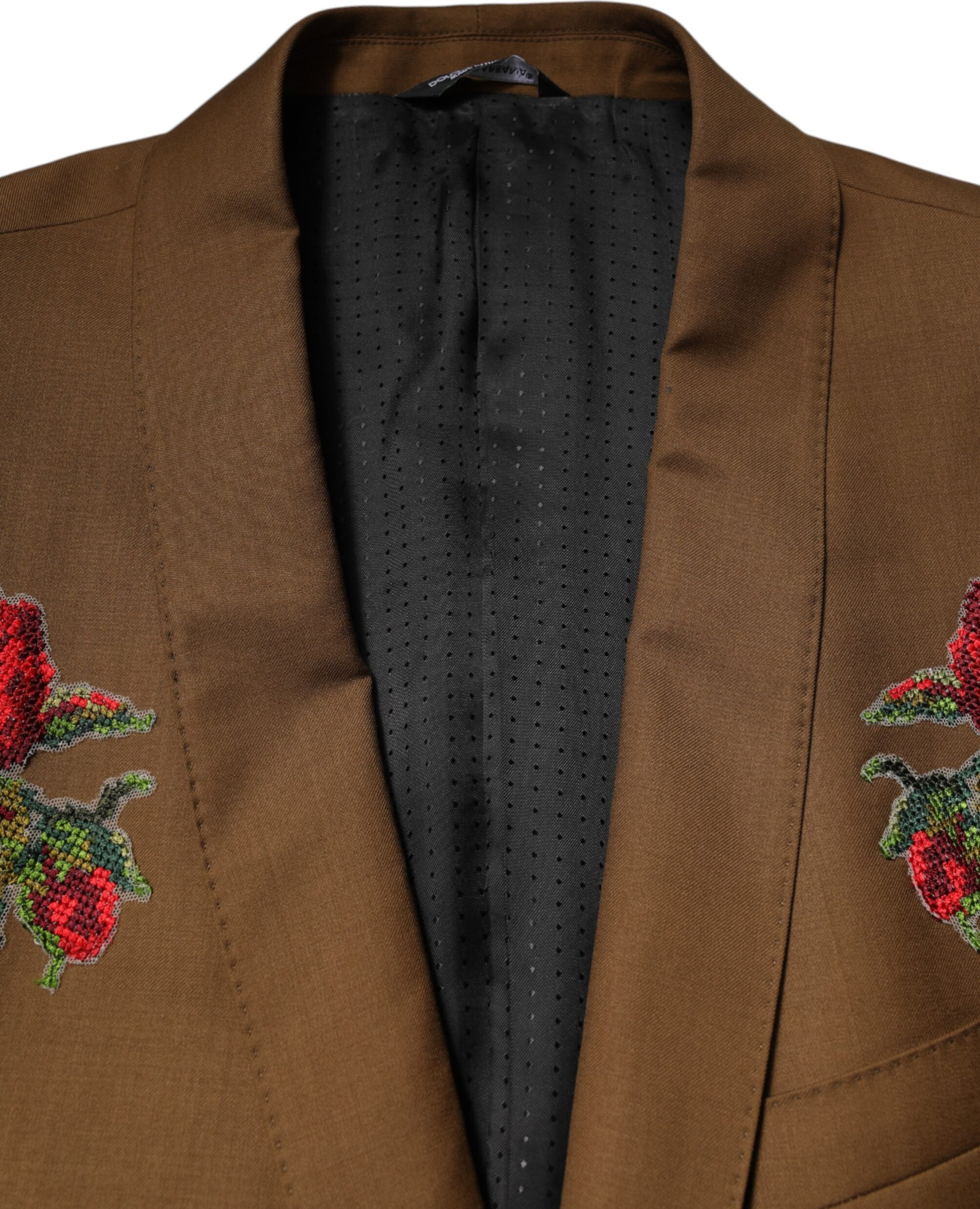 Пиджак Brown MARTINI Однобортный Dolce & Gabbana