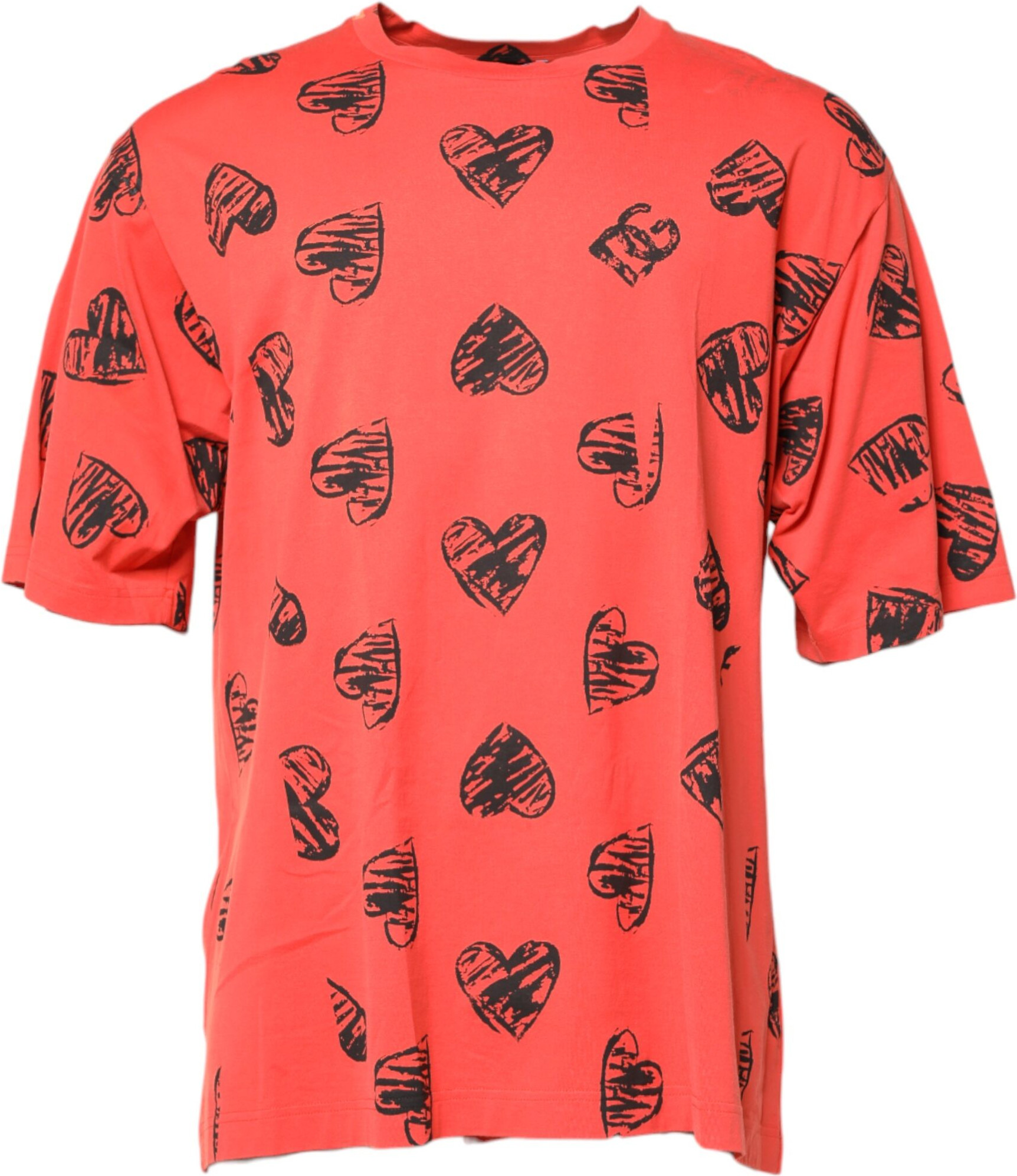 Red Cotton Short Sleeve T-shirt Dolce & Gabbana