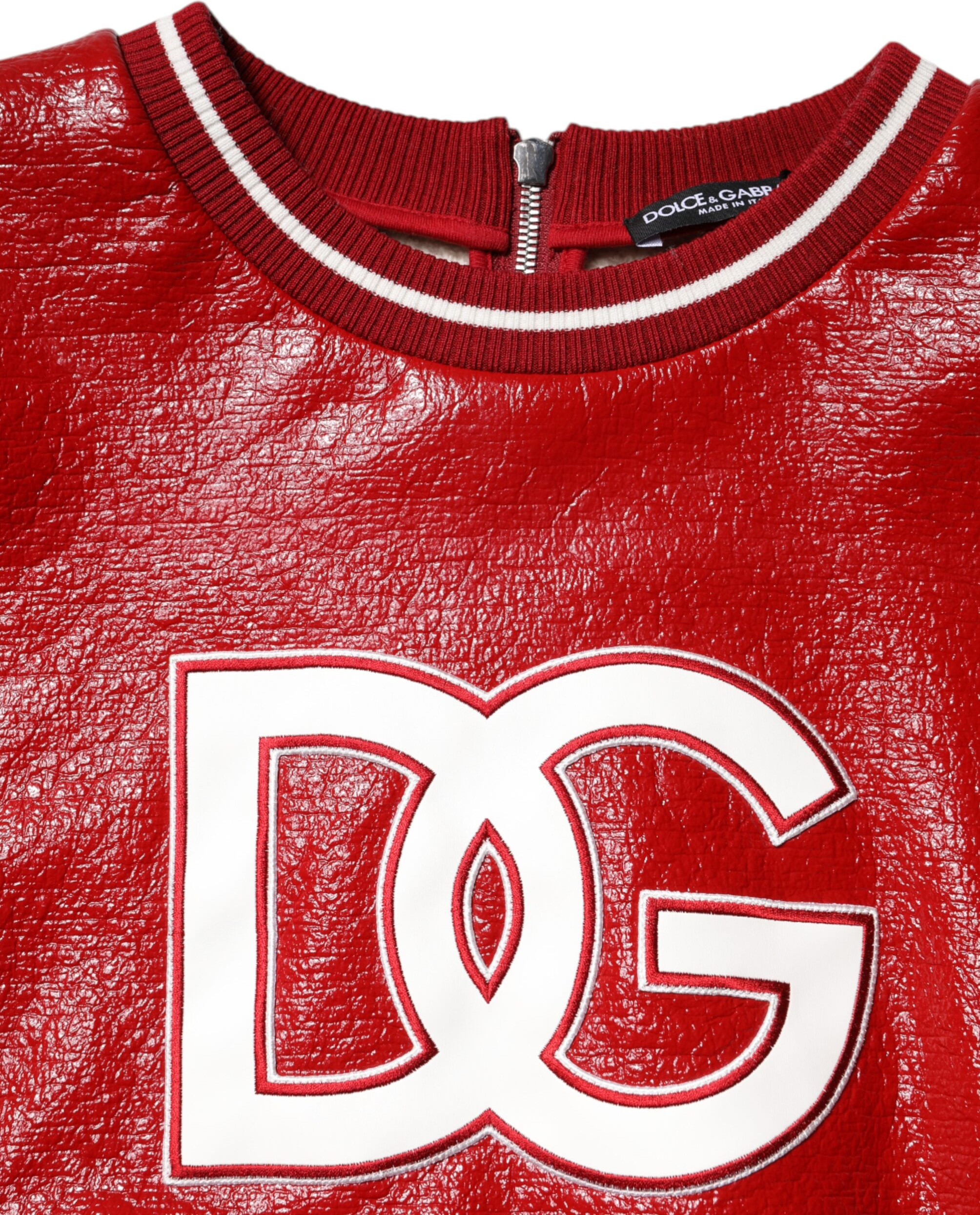 Dolce & Gabbana Qizil jun sviter
