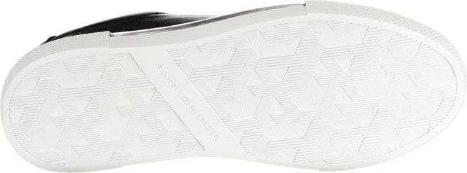 Black Leather Sneaker Tommy Hilfiger
