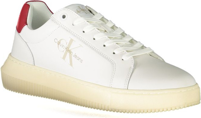 Sneaker Calvin Klein Bianco Leather Men Sneaker