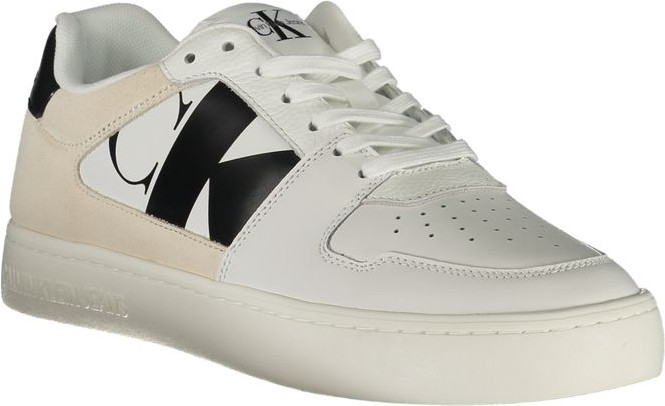 Bianco Polyurethane Мужские кроссовки Calvin Klein
