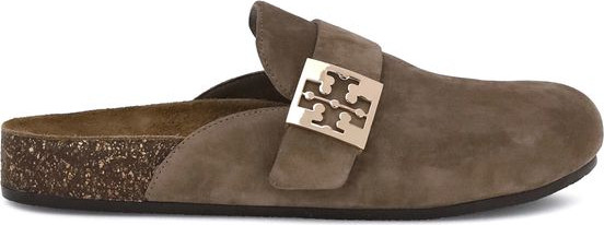 Коричневые мюли из телячьей кожи от Tory Burch
