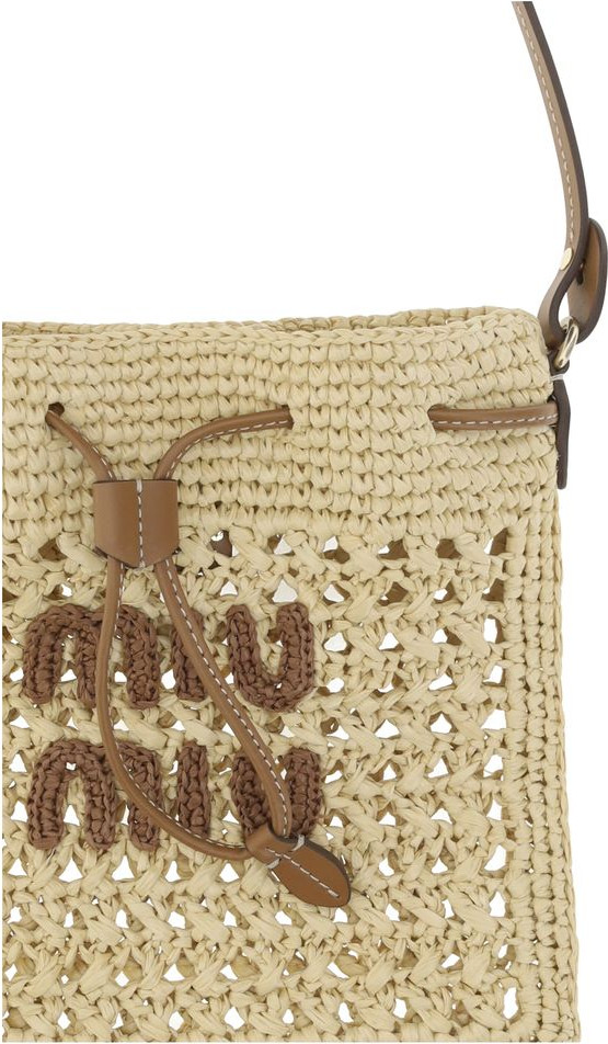 Handbag Miu Miu Raffia