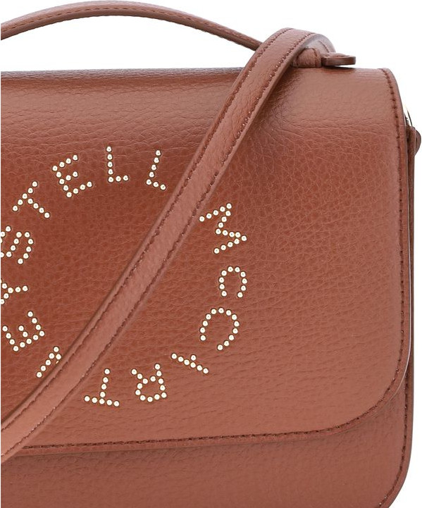 Stella McCartney Logotipli Yeng Bag Eco Embossed Grainy Alter