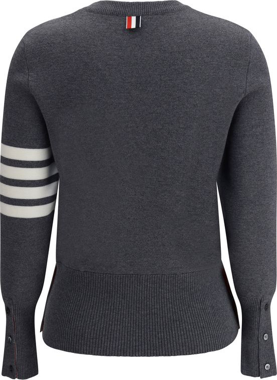 Thom Browne kulrang junli sviter