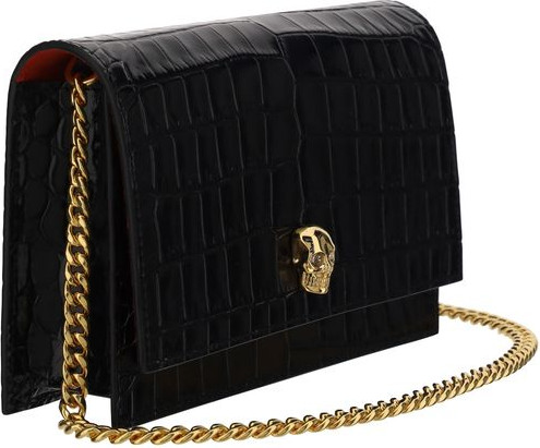 Alexander McQueen Skull Mini yelkesi sumkasi