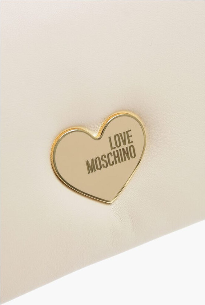 Сумка через плечо Moschino Бежевый Полиэтилен