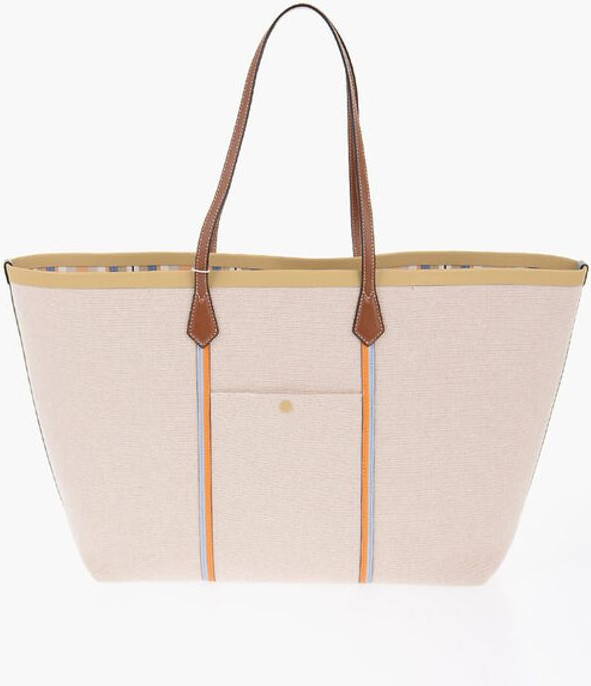 Сумка через плечо Tory Burch Бежевый Хлопок