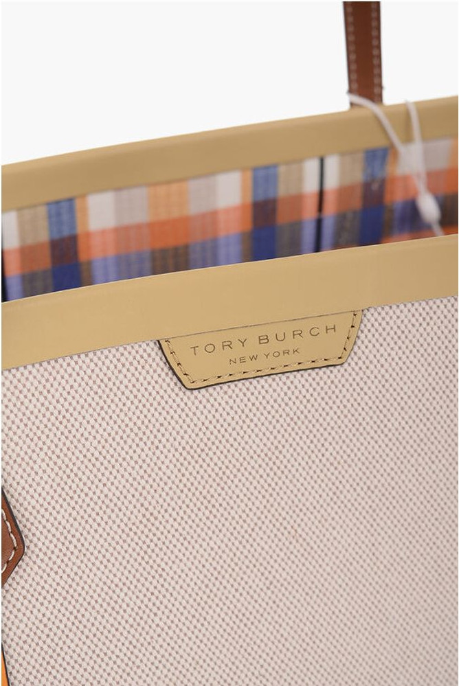 Сумка через плечо Tory Burch Бежевый Хлопок