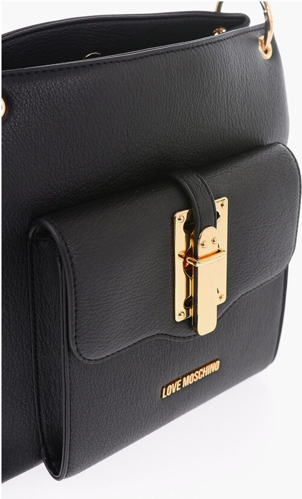 Moschino QoraCharm Ushish-sumkasi Poliuretan Yelkadan Osadigan Sumka