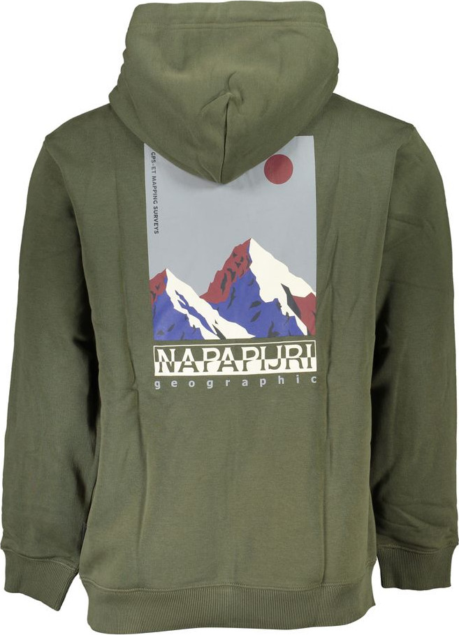 Green Cotton Sweater Napapijri