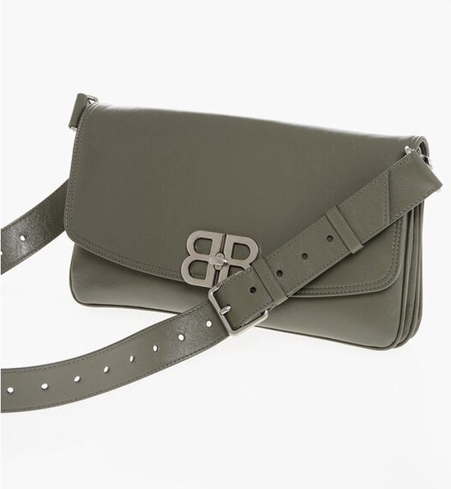 Shoulder Bag Balenciaga Leather SOFT FLAP