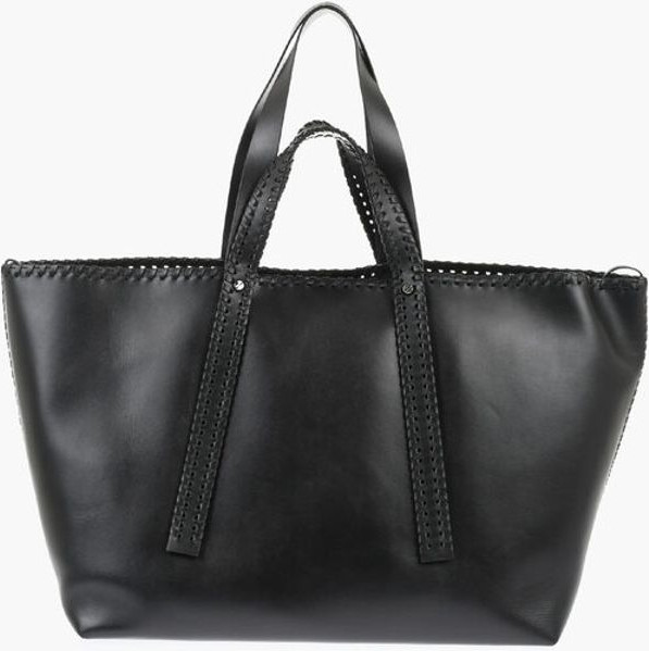 Weekend Bag Off-White Braided Leather DAY OFF WEAVING